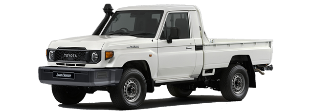 Toyota Land Cruiser blanc