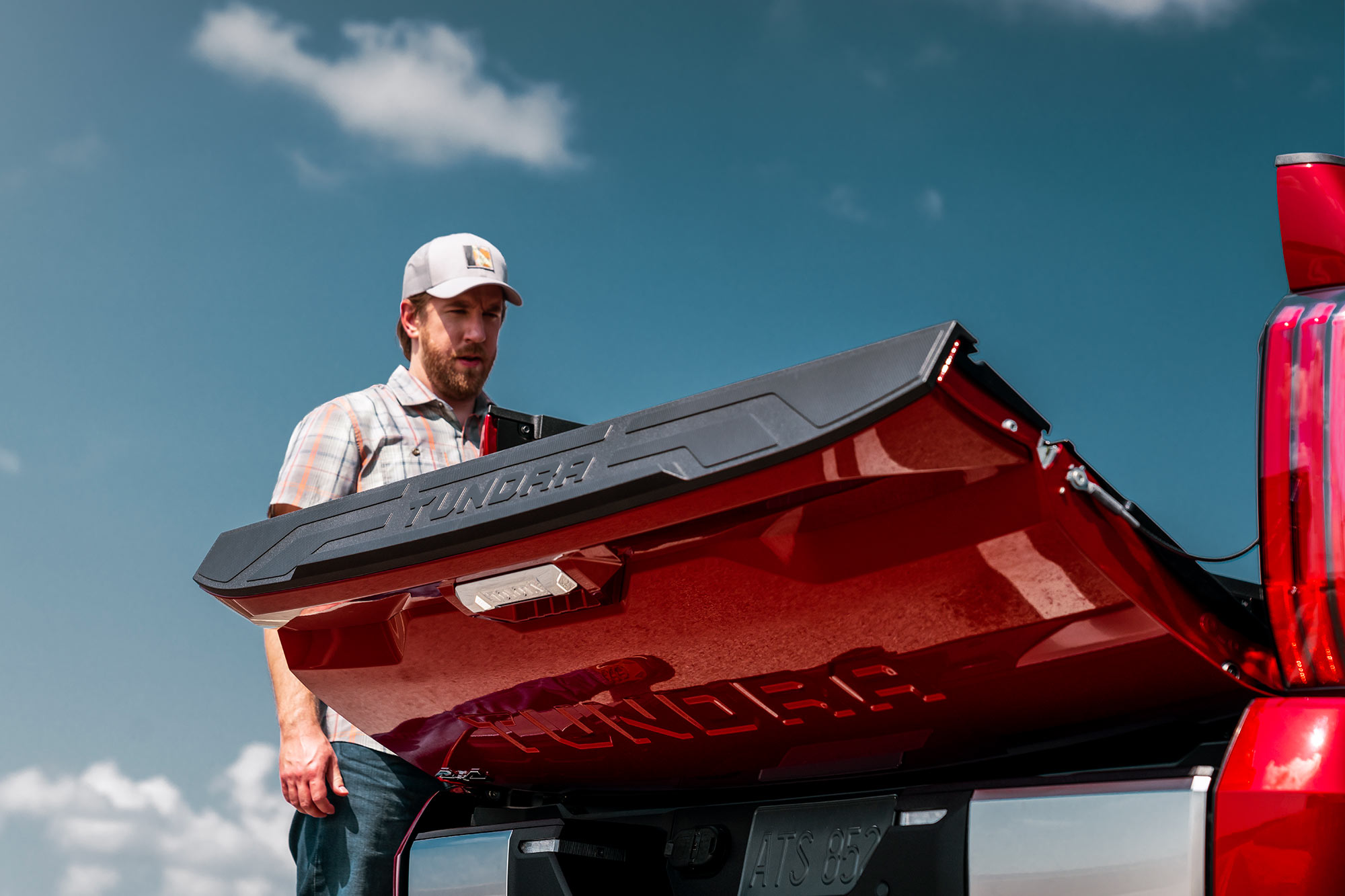 Abattant d'une Toyota Tundra