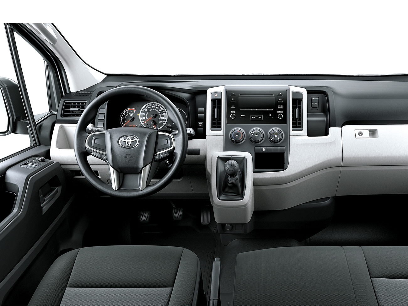 Intérieur avant Toyota Hiace